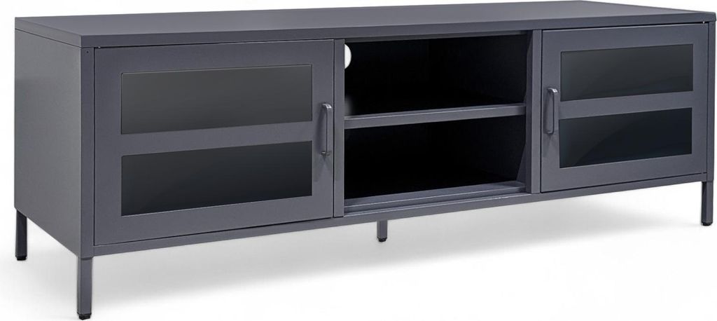 Metall Sideboard TV Regal Lowboard Fernsehtisch Manchester Produktbild 
