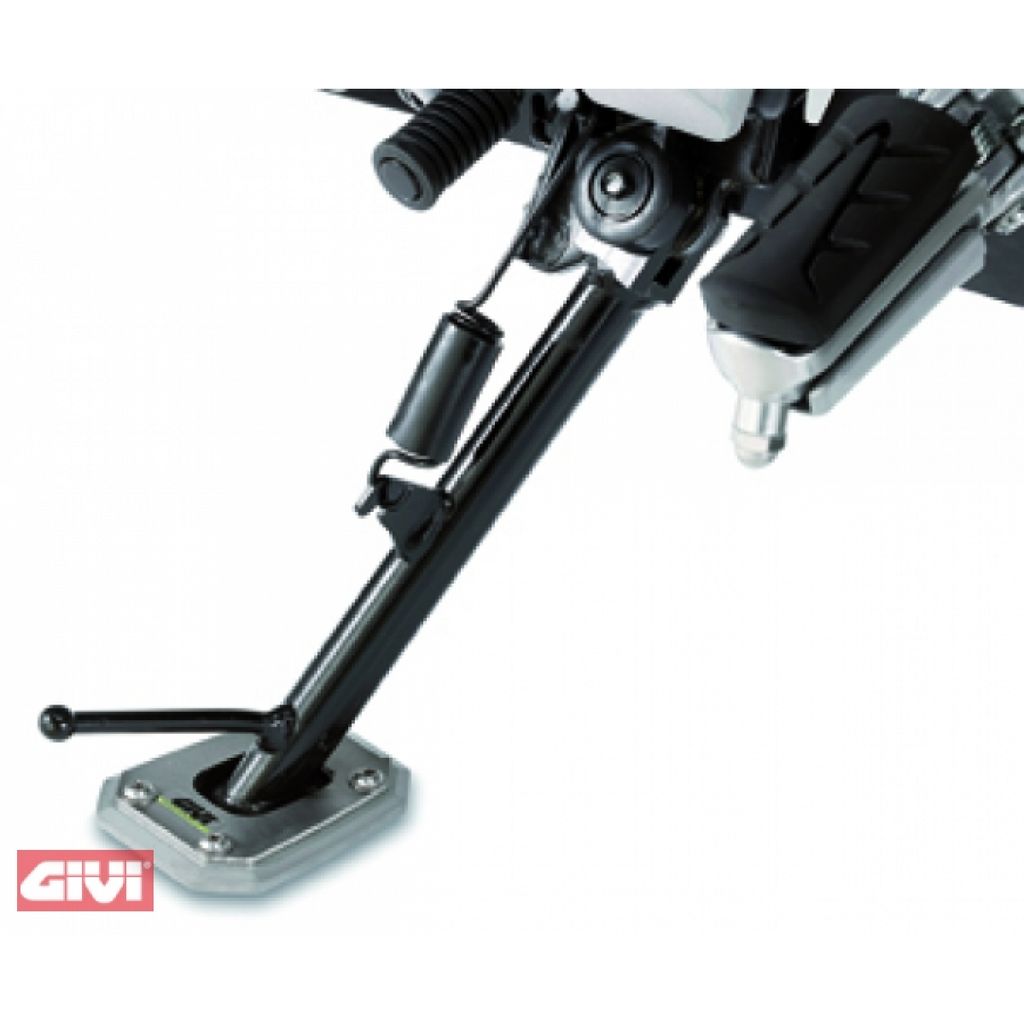Givi Fuß-Verbreiterung ES1111 aus Aluminium und Edelstahl für Original Seitenständer für Honda Modelle
