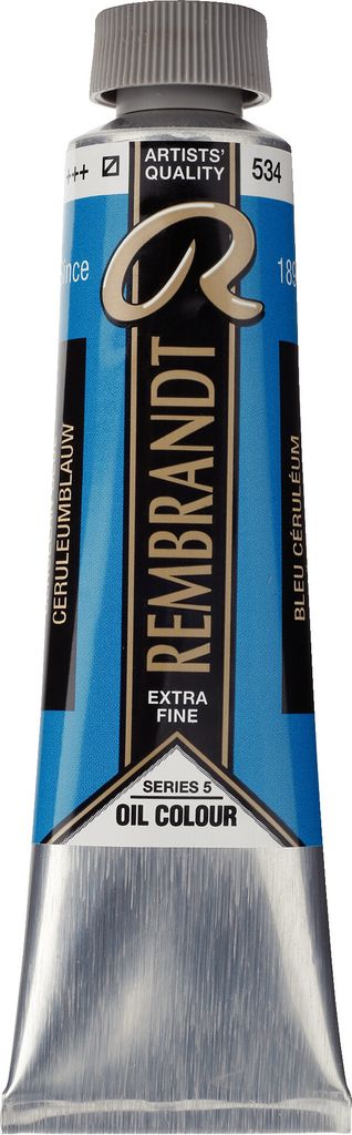 Rembrandt Ölfarbe Tube 40 ml Cölinblau 534