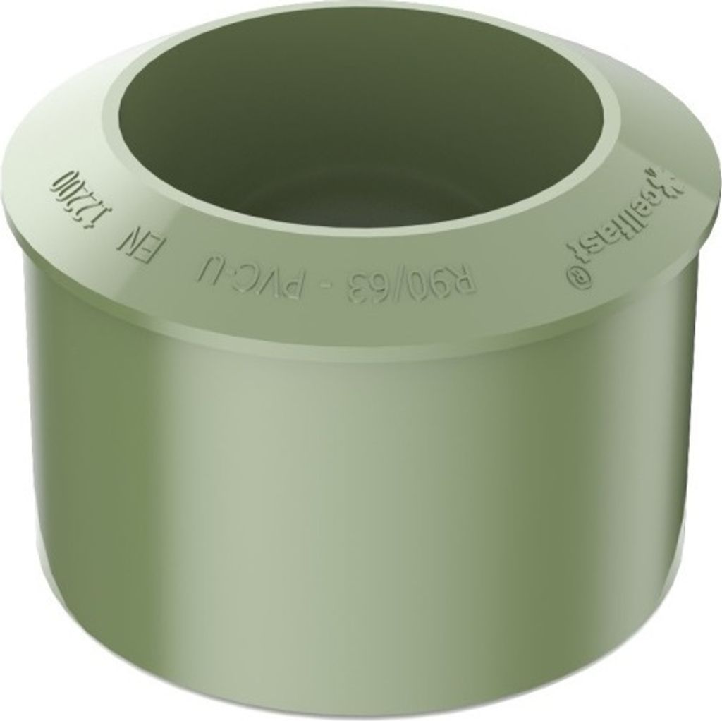 BRYZA Fallrohrreduzierung aus Kunststoff Ø 90/63 mm, Grün Produktbild 