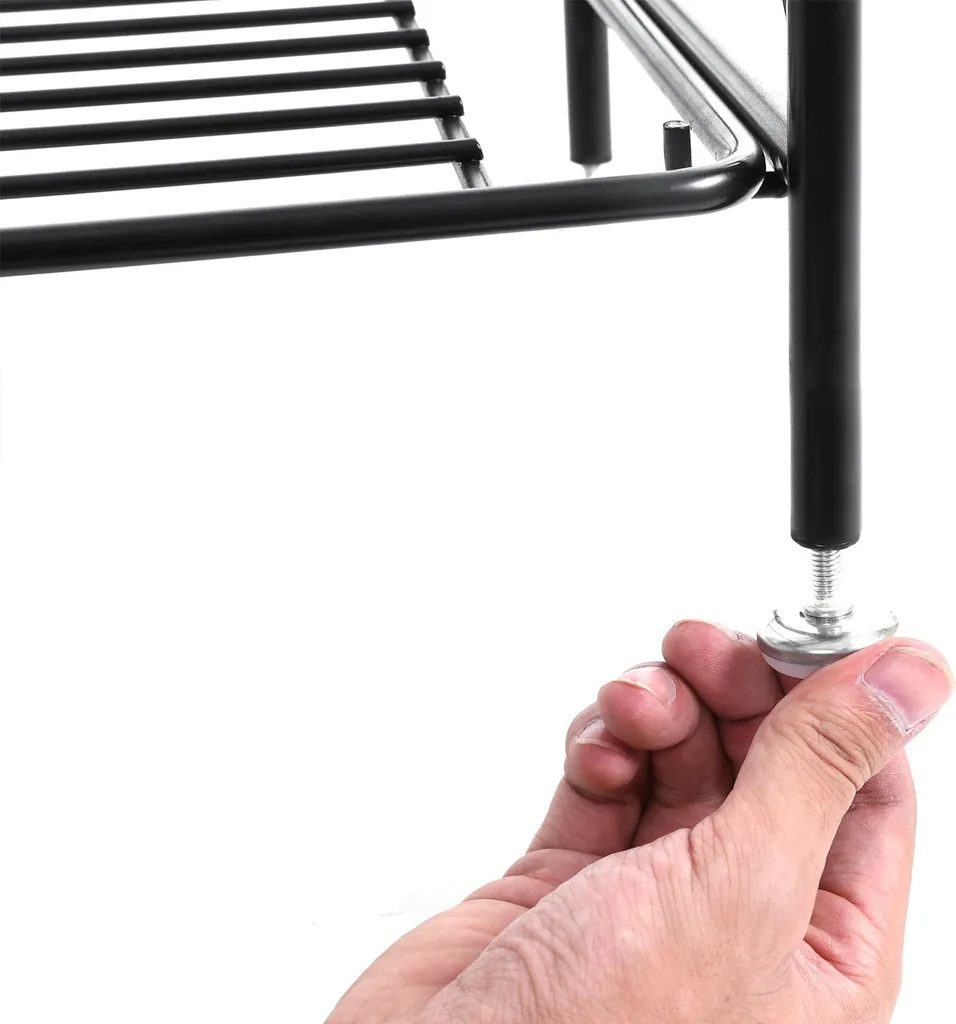 Étagère à fleurs modulable 3 niveaux en bambou, support pot compact 70cm