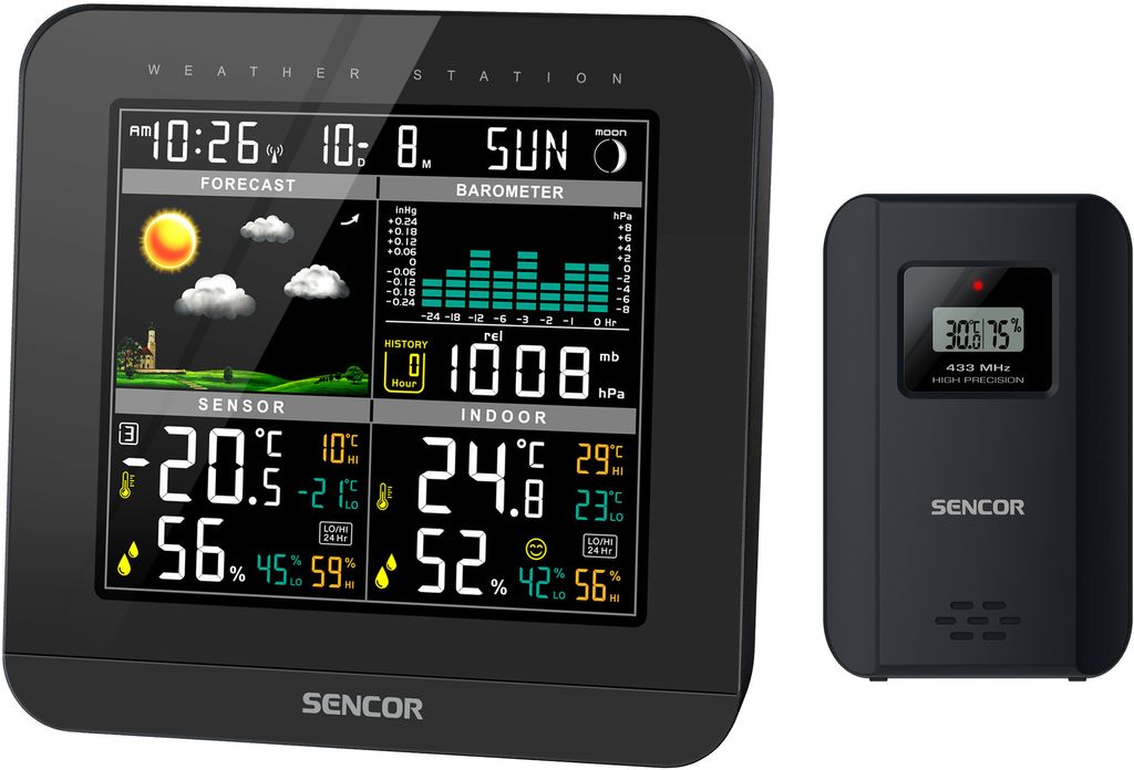 SENCOR SWS 5800 Meteorologická stanice s bezdrátovým Obrázek produktu 