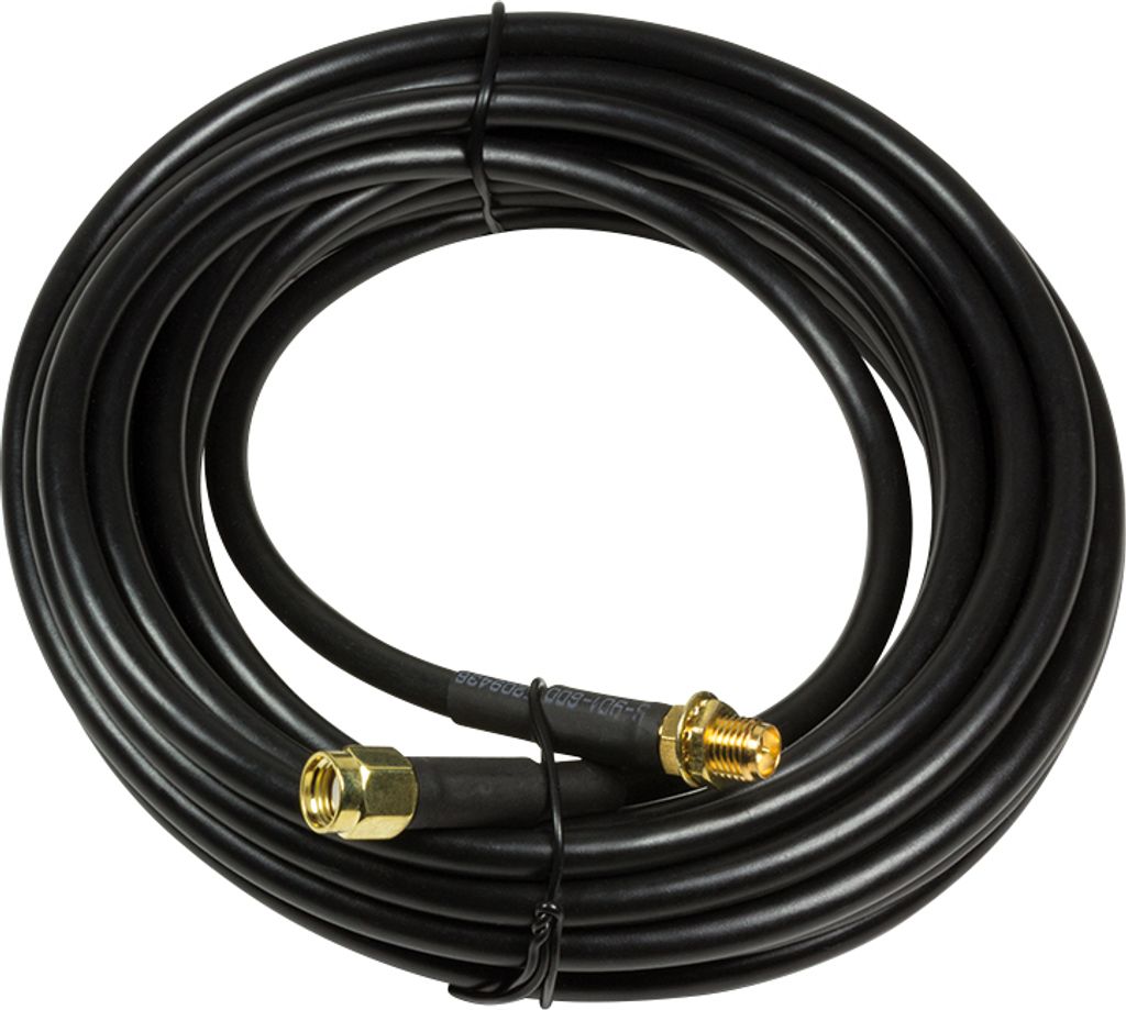 LogiLink 5m RP-SMA M/F, RP-SMA, Schwarz Produktbild 