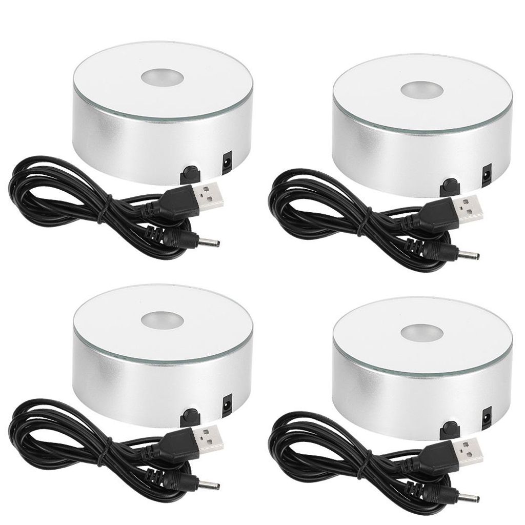 4er-Set LED-Leuchtfüße für Produktbild 