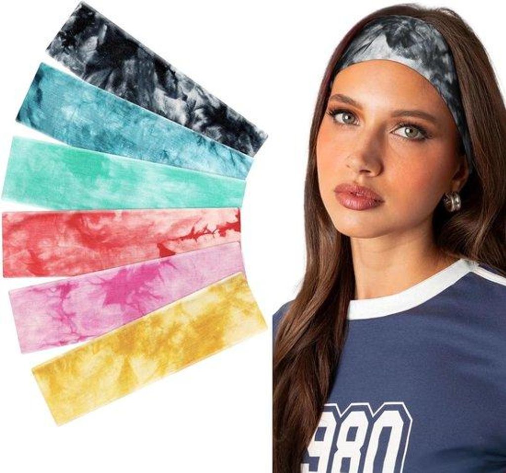 Sportbanden für Mädchen und Frauen | Elastisch, atmungsaktiv, antislip | Schweißabsorberend | Bandana für Yoga, Laufen und Sport | Modischer St...