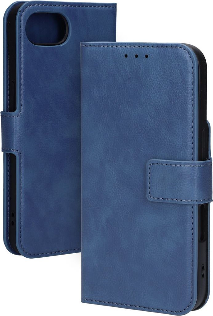 Mobiparts Classic Wallet iPhone 16e MagSafe Hülle Klapphülle - Steel Blue