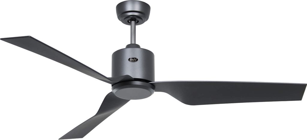 Energiespar Deckenventilator mit Fernbedienung Eco Dynamix II WiFi 132 cm Basaltgrau