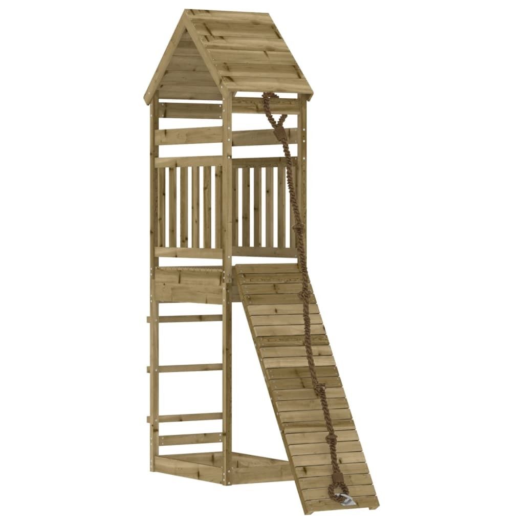 vidaXL Spielturm mit Kletterwand Imprägniertes Kiefernholz Produktbild 