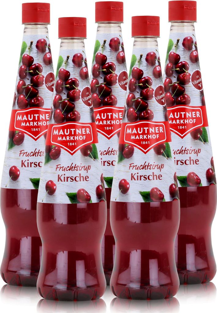Mautner Getränkesirup Kirsche 0,7L - Softdrink, Cocktails Produktbild 