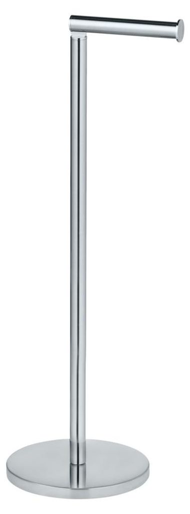 WENKO Stand Toilettenpapierhalter 2 in 1 Glänzend Edelstahl Produktbild 