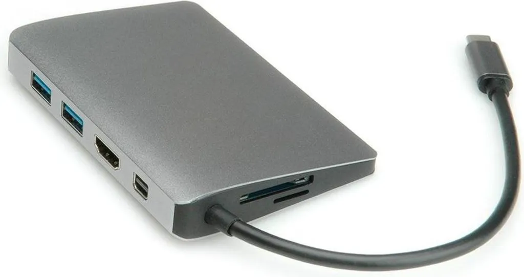 ROLINE 12.02.1021 Station d'accueil USB-C 3.2 Gen 2 replicateur ports