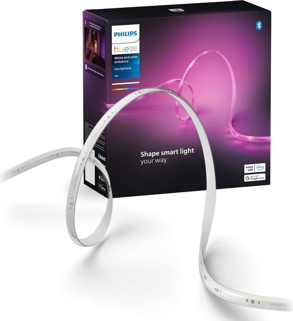 Solo Lightstrip LED-Streifen – 3 m – Weiß – Integrierte LED
