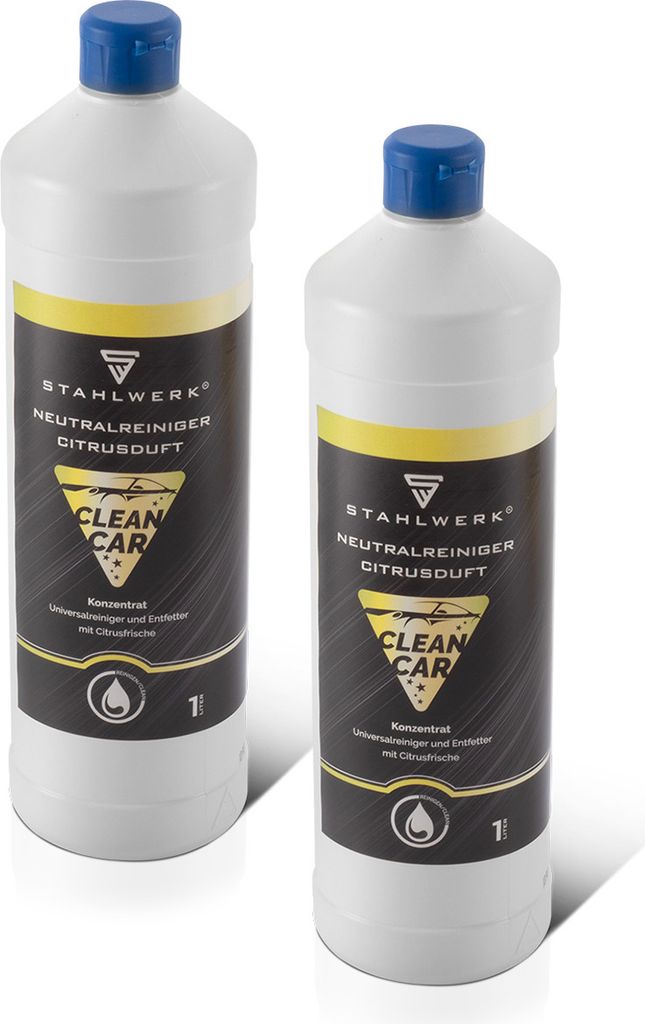 STAHLWERK 2 x 1 Liter Flasche Universalreiniger-Konzentrat mit Citrus-Duft
