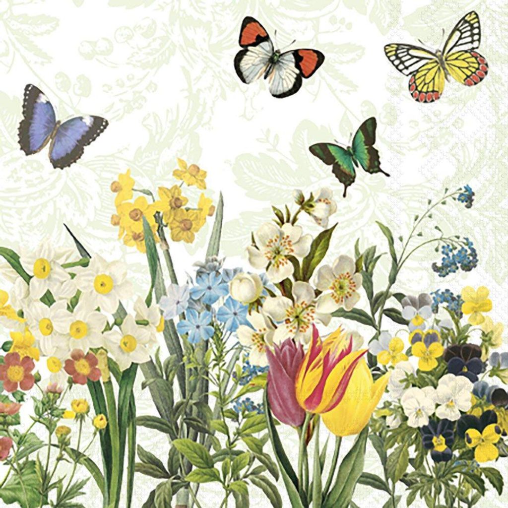 Servietten 25x25 cm - Spring bloomers