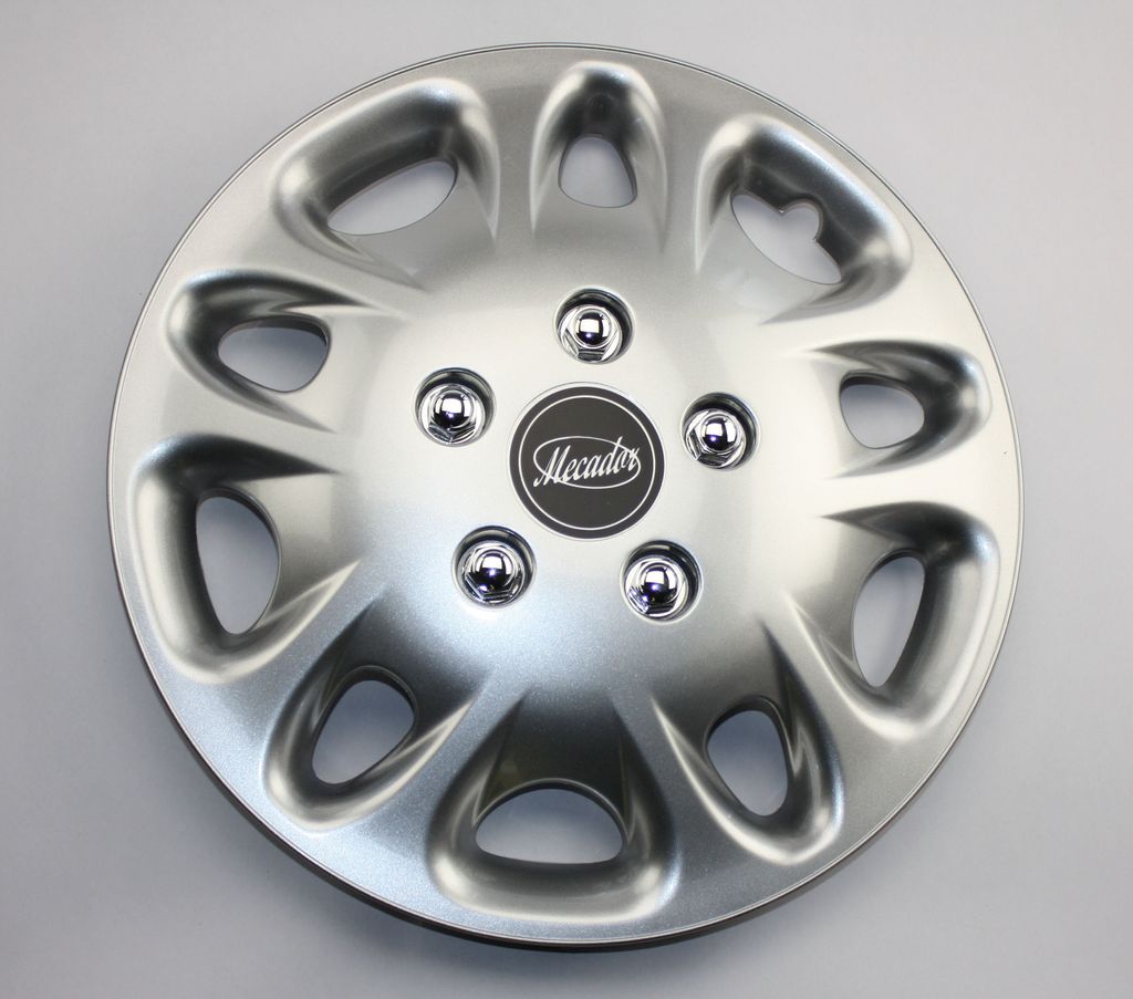 SET Radkappen Radzierblenden 4er Satz 13 MECADOR silver Produktbild 