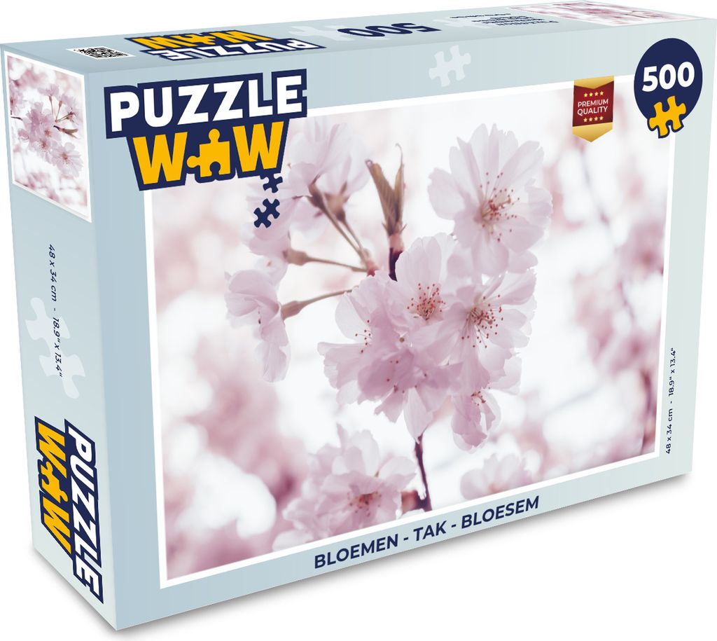 MuchoWow Puzzle 500 Teile Blumen - Zweig - Blüte - 500 Teile - Kinder - Selberbauen - Puzzlespiele