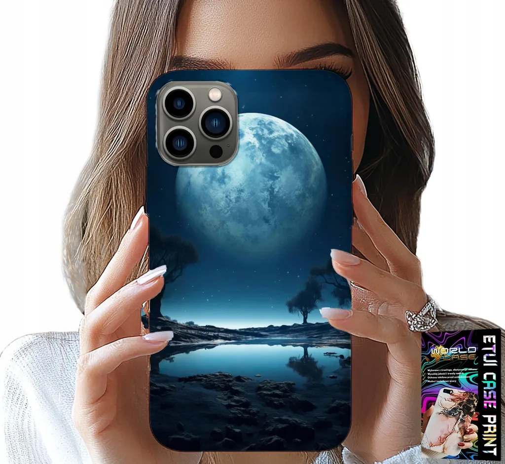 Custodia Per Iphone 11 Pro - Custodia Luna Piena + Pellicola