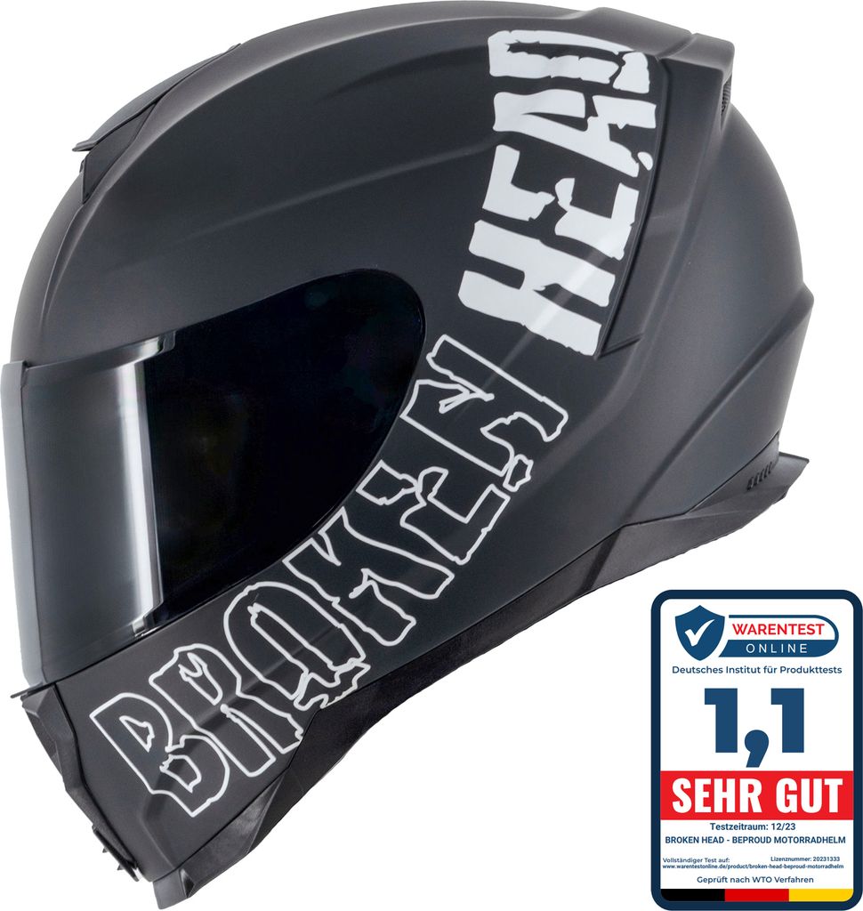 Broken Head Integralhelm BeProud Sport Black Edition + Produktbild 