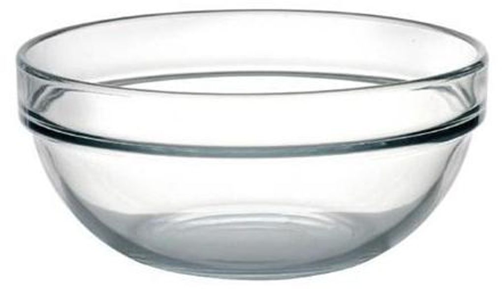 Empilable bol en verre 17cm , 1L, 6 pièces Image du produit 
