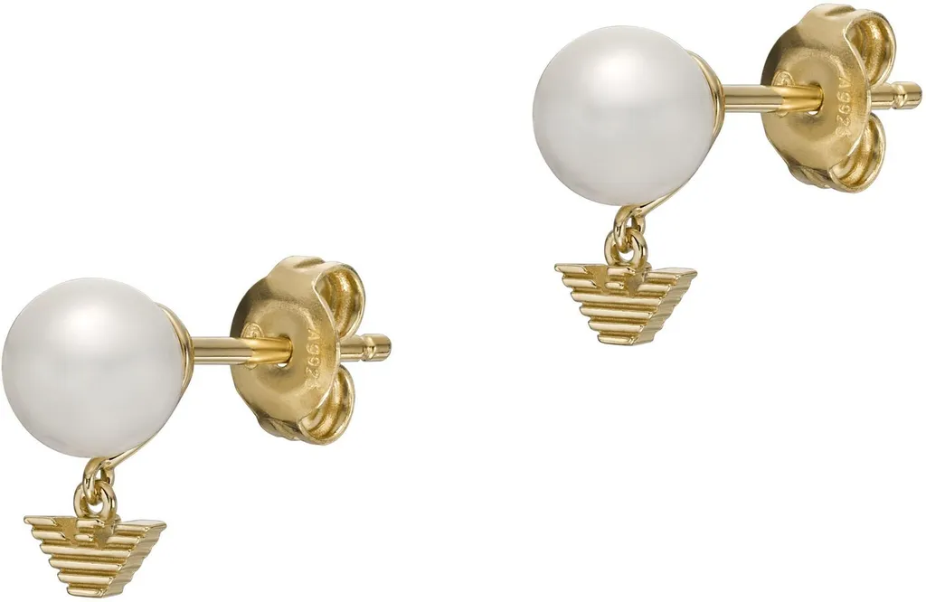 Emporio Armani Jewelry EG3583710: Orecchini Oro e Perle per Urban Chic