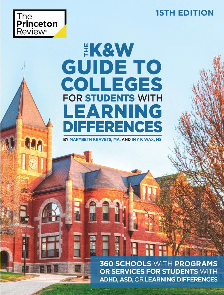 Princeton Review: K and W Guide to Colleges for Students wit