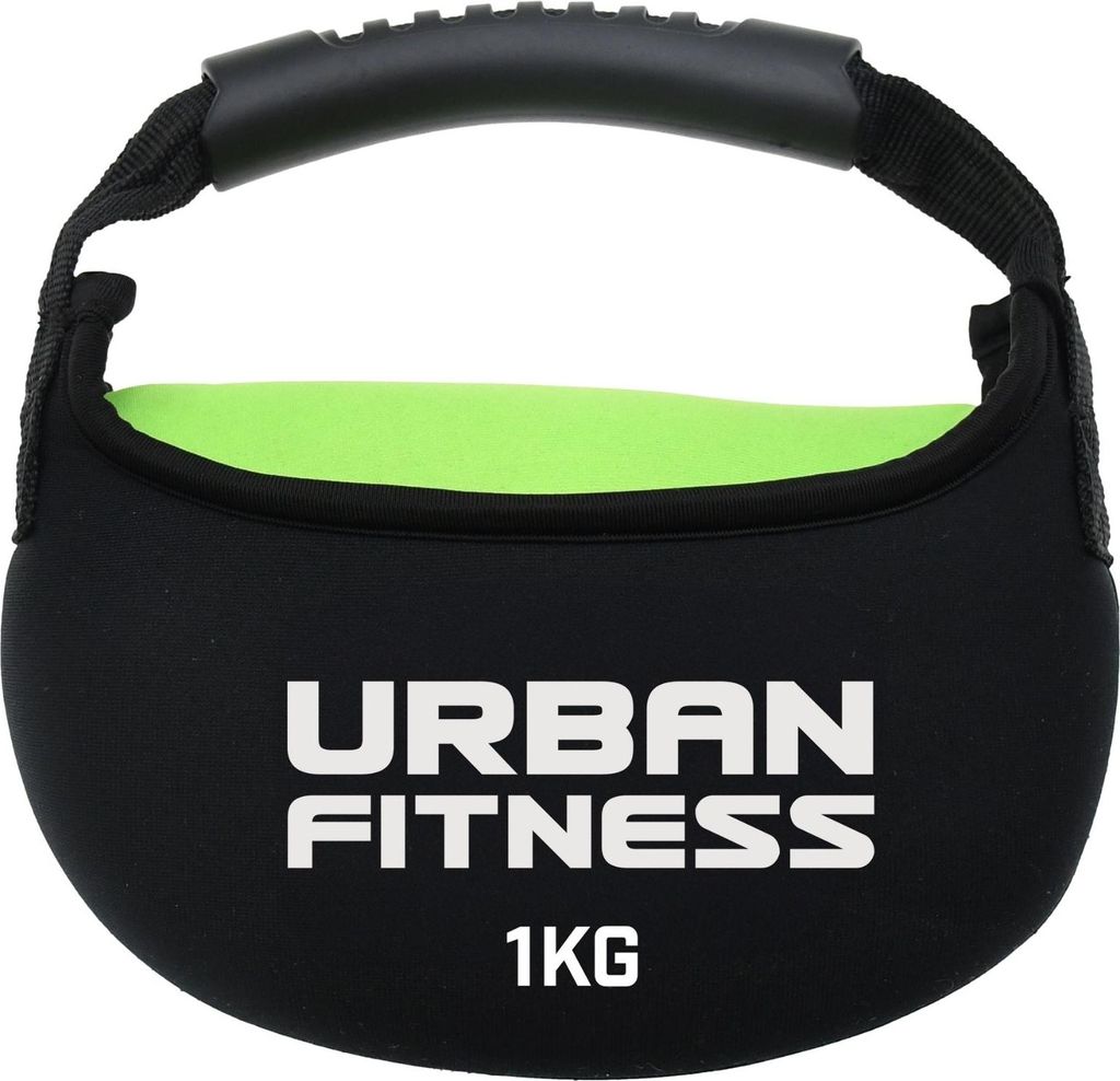 Urban Fitness Kettlebell - Fitness Gewicht 1kg - Stoffummantelung