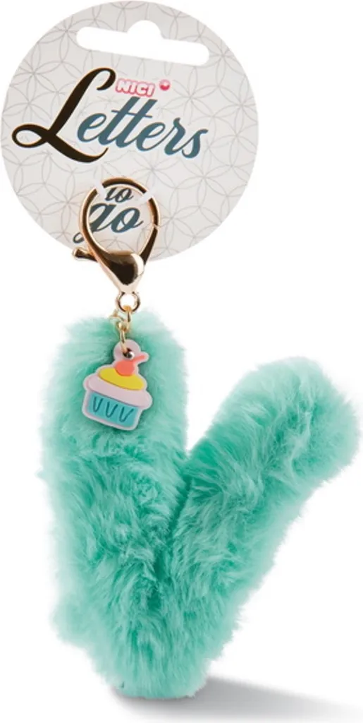 NICI 45630 Lettera V Peluche con Cupcake - Morbidezza Nici Garantita