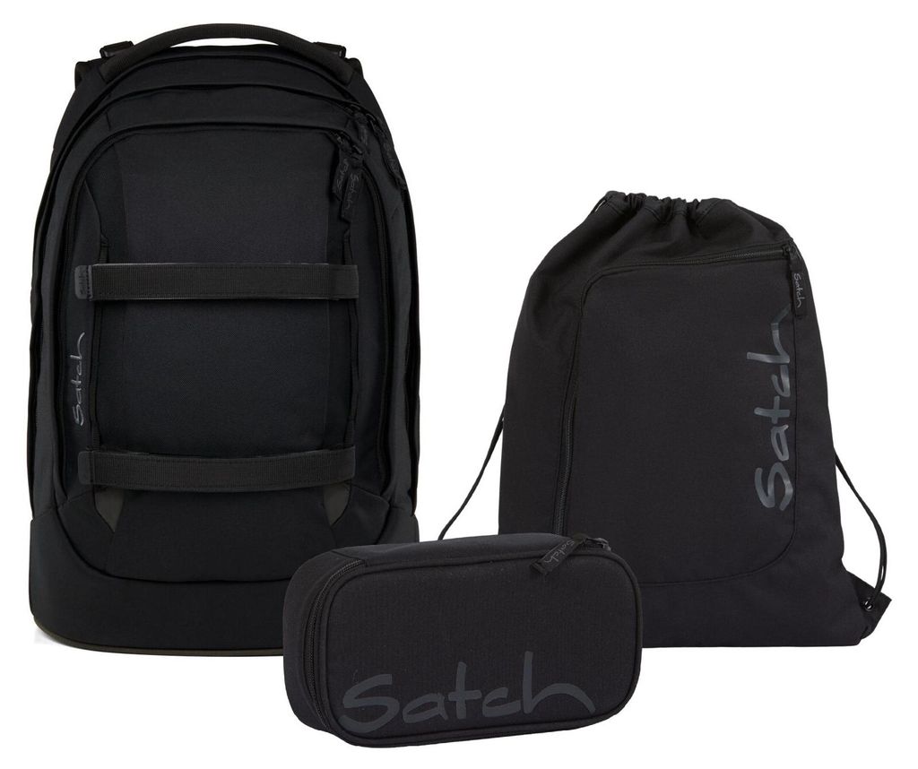 Satch, Schulrucksack-Set PACK Blackjack 3-teilig, ab 5. Produktbild 