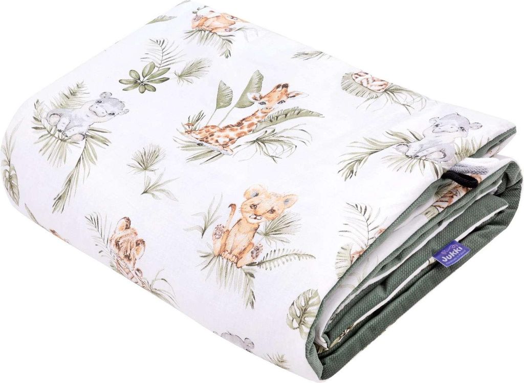 Jukki Babydecke 100x140 cm doppelseitig – gefüttert, mit Produktbild 