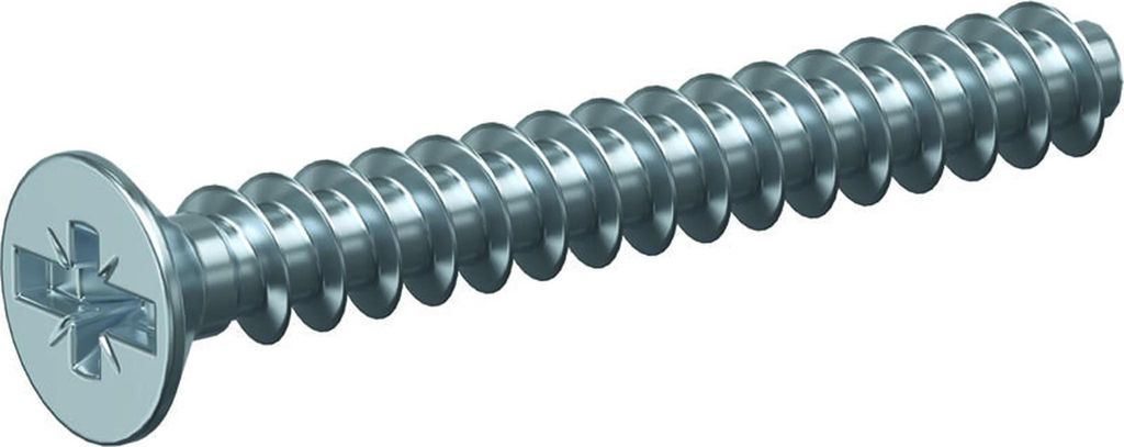 Kaiser Geräteschraube, PlusMinus Ø 3,2 x 25 mm, gvz, Produktbild 