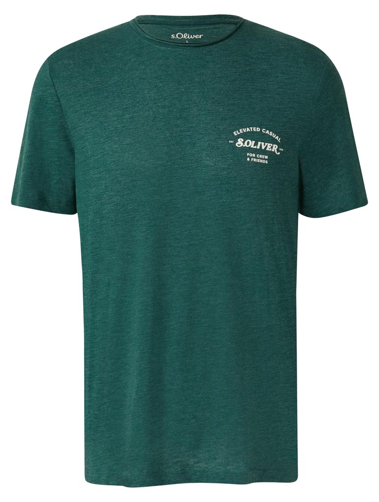 s.Oliver T-Shirt Regular Fit mit markantem Frontprint und klassischem Rundhalsausschnitt