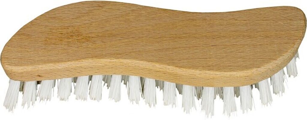 Scheuerbürste Wurzelbürste Holz "S-Form", 1 Stück Produktbild 