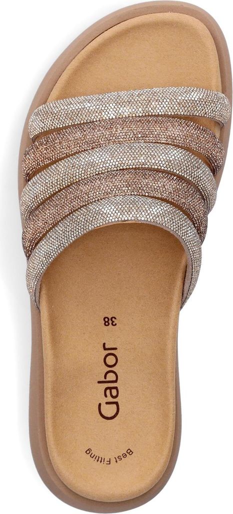 Gabor Klassische Pantoletten Damen 31373838333939 Gold 38 Produktbild 49