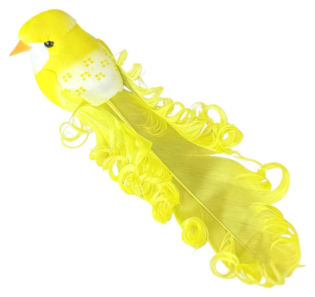Künstliche Vögel aus Schaumstoff mit realistischem 3D-Federschwanz, ideal als Weihnachtsbaumschmuck für Kränze, Bastelarbeiten, Partys und als ...