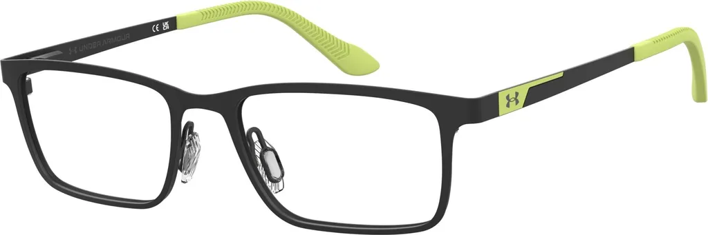 Monture de Lunettes de Vue Under Armour UA 9015 Noir et Vert Enfant