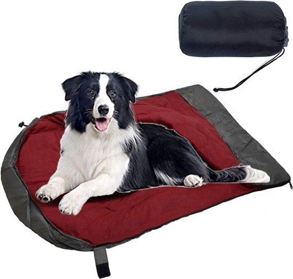 Hunde Schlafsack für Hunde Hunde Schlafsack warm wasserdicht Hunde Reisebett Hunde Schlafsack für Camping Wandern drahtlos leichtgewichtig waschbar