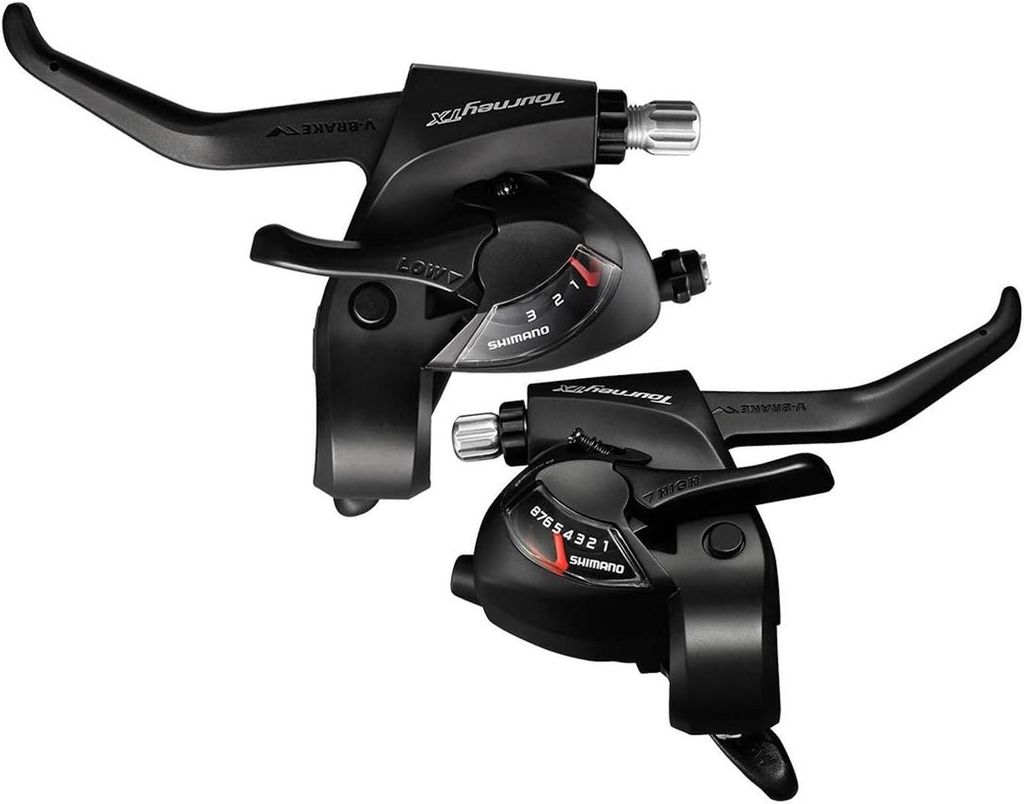 SHIMANO Tourney TX800 3x8-Speed Brake/Shift Lever Set Black Produktbild 