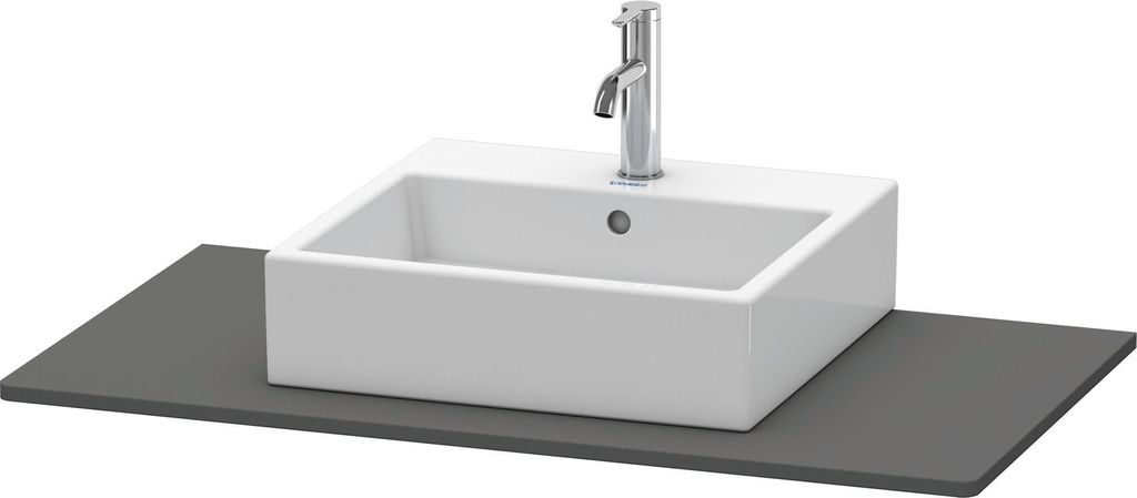 Duravit XSquare Konsole, 1 Ausschnitt, 1000x16x550mm, XS060E04949