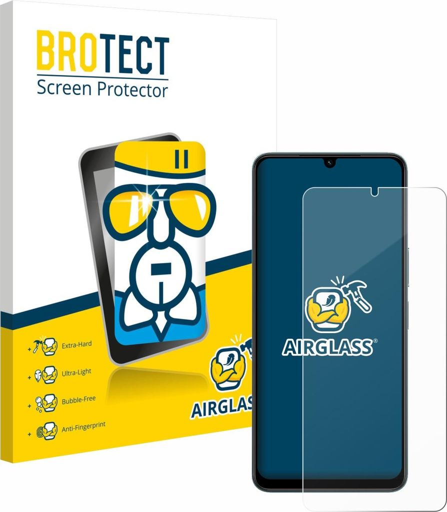 BROTECT Schutzglas für Vivo Y19s GT Schutzfolie Panzer Folie Glas Display Schutz klar
