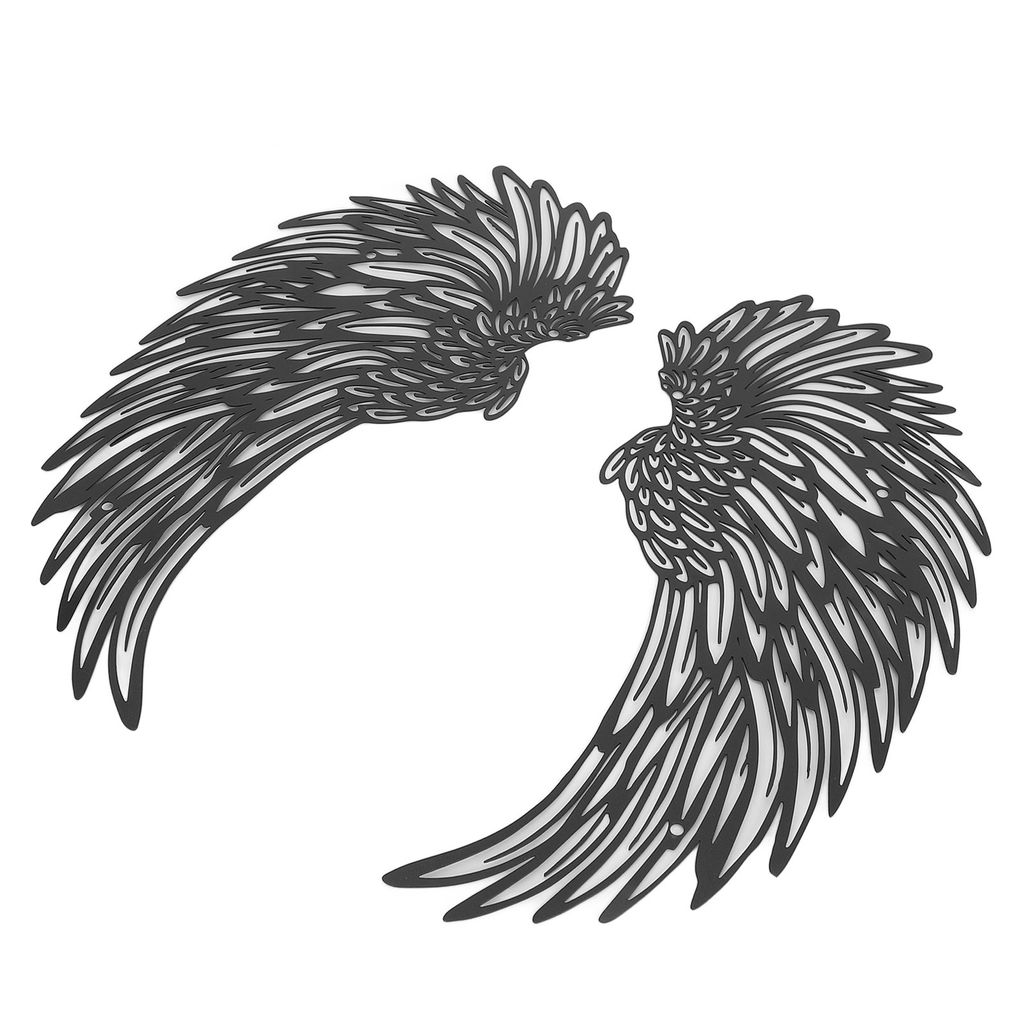 Engelsflügel Wanddekoration aus Metall,Große Engelsflügel Wandkunst,Engelsflügel Wanddekoration,Engelsflügel Metall Wanddekoration mit Lichter...