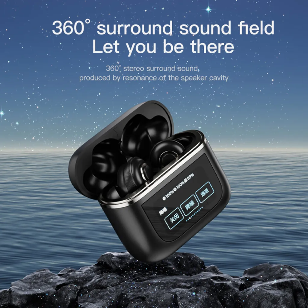 Guida alle Cuffie Bluetooth V8: ANC, Touch Screen LCD e Autonomia - 6