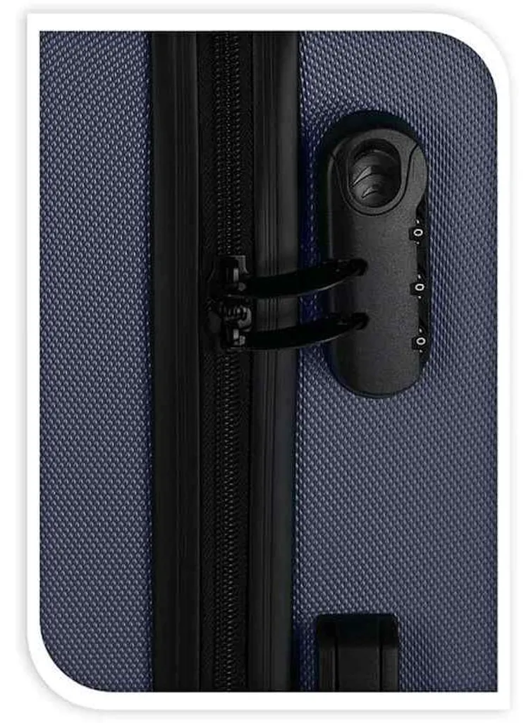 Kit Bagagerie Complet 50 60 70 cm Bleu Marine pour Voyages et Famille