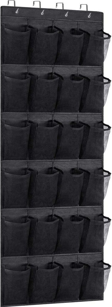 12/24 Grids Schuhregal Aufbewahrungstasche Transparent Oxford Tuch PVC Organizer Mehrschichtiger handwaschbarer Schuhhalter