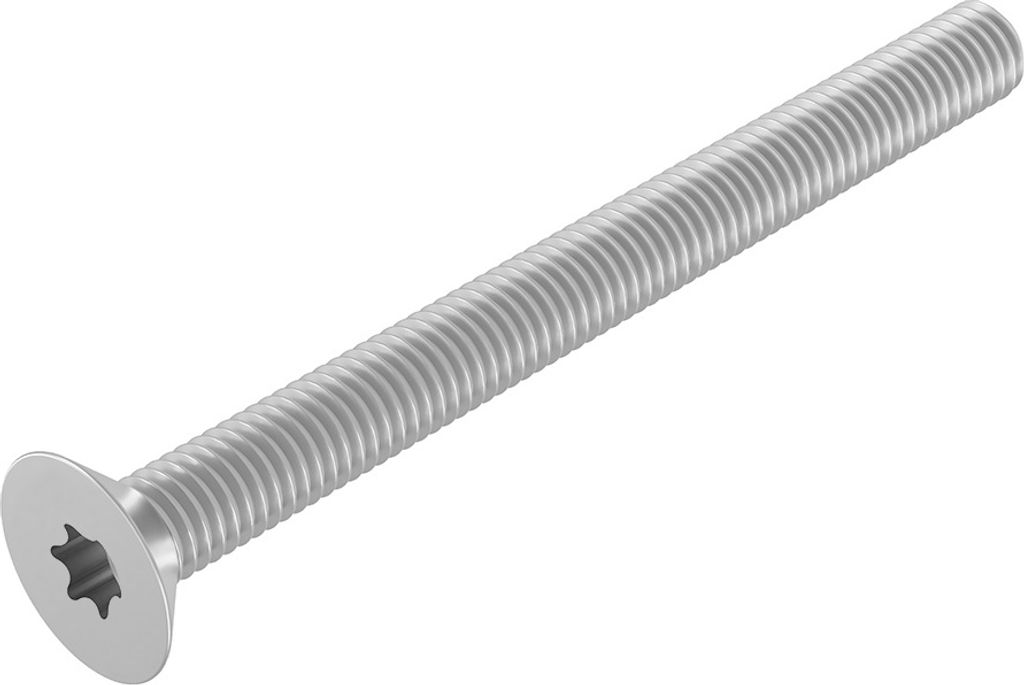 SECCARO Senkschraube M3 x 35 mm, Edelstahl V2A VA A2, ISO 14581, Innensechsrund (TX), Vollgewinde, 20 Stück