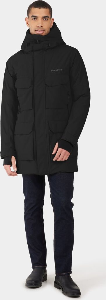Didriksons Drew Usx Parka 8 Black Black L Produktbild 6