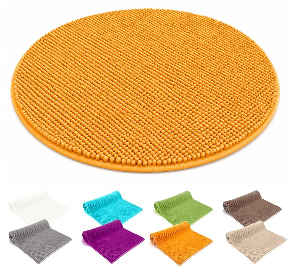 heimtexland ® Badvorleger Chenille Super Flauschig Produktbild 