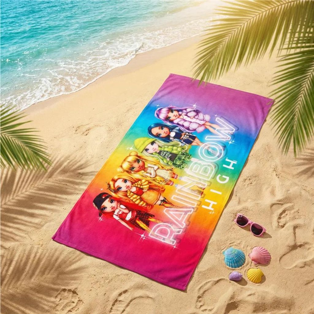 Rainbow High Mikrofaser Strandtuch Produktbild 