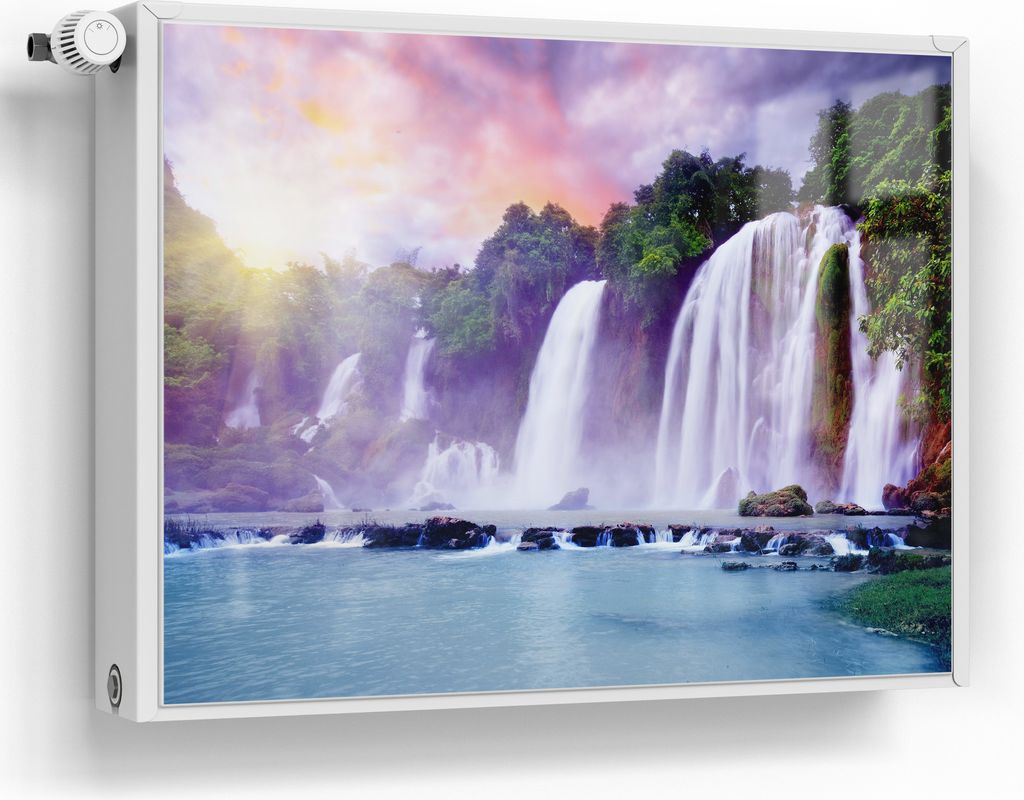 DEQORI Magnetmatte Heizung Standard 80x60 cm 'Flüssiges Gold' Magnetfolie