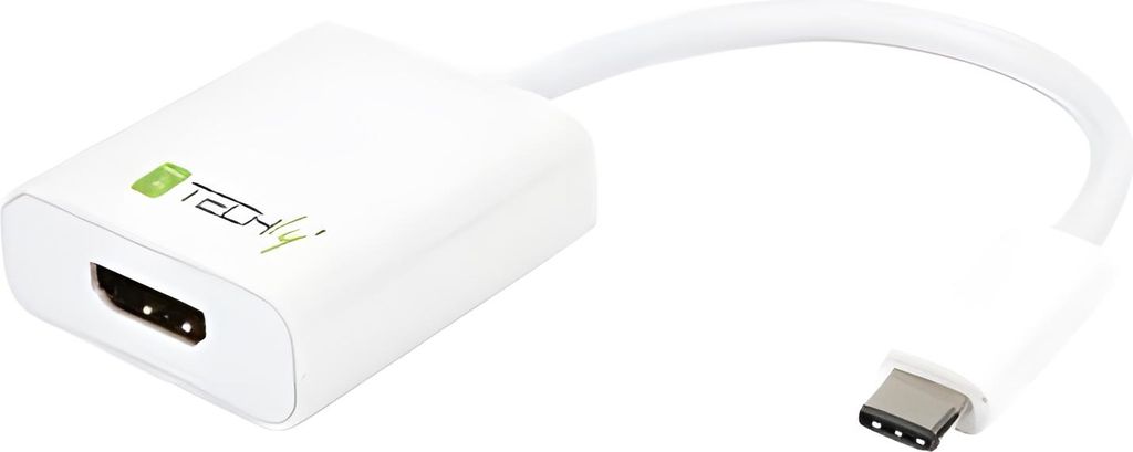 Techly IADAP USB31-HDMI, 3.2 Gen 2 (3.1 Gen 2), USB Typ-C, HDMI-Ausgang