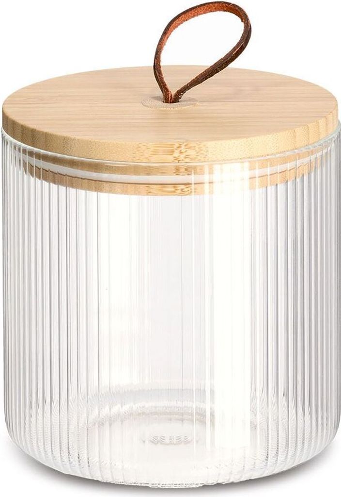zeller Vorratsglas RILLEN BHT 12x12.70x12 cm
